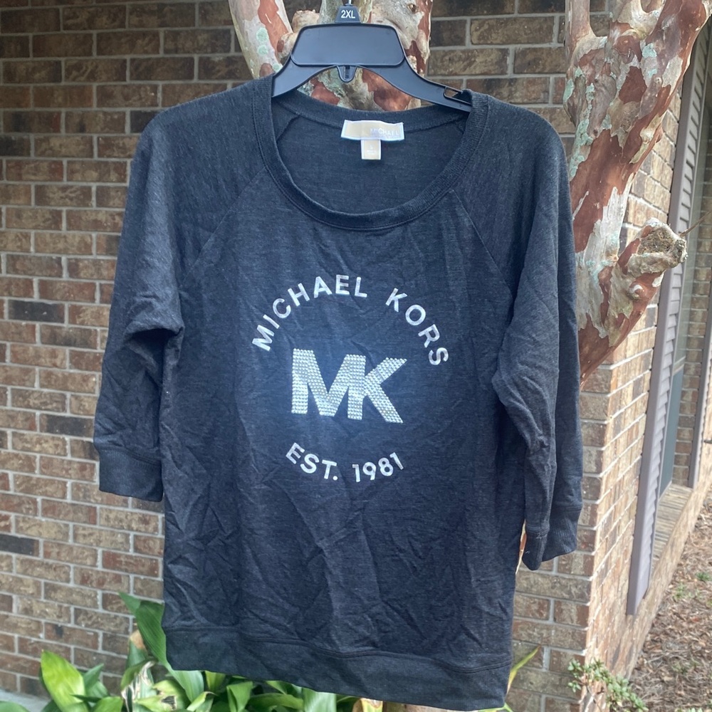 Michael Kors Black Logo Pullover Sweatshirt♥️♥️